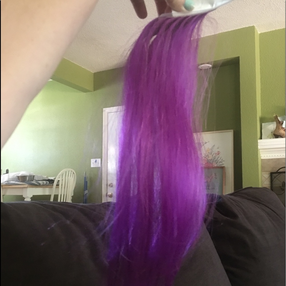 16” Hair extensions PURPLE